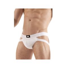Barcode Jockstrap Swim Anton - White