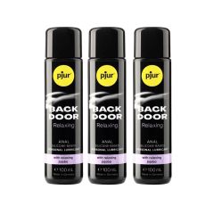 Pjur Backdoor Relaxing Anal Glide Triple Pack - (100ml)
