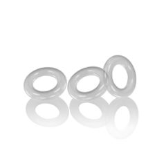 OXBALLS Willy Rings 3 Pack Cock Ring Set - Clear
