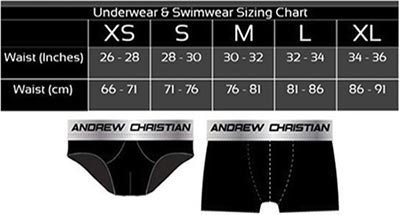 Size chart Size chart